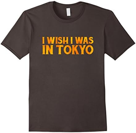 Men's I wish I was in Tokyo shirt 2XL Asphalt