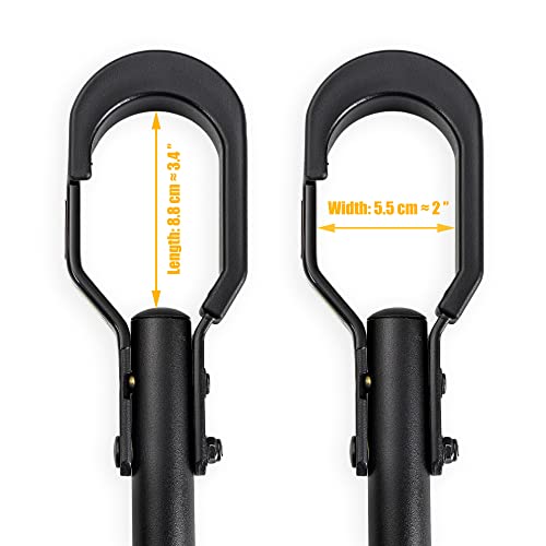 2x Bicycle Top Tube Crossbar Frame Adjustable Adapters Bar for Car Rack