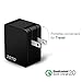 JOTO USB C Wall Charger Quick Charge 2.0 USB Travel Charger Power Adapter Plug Brick, Qualcomm Certified Charger Block for iPhone 13/13 Mini/13 Pro Max/12, Galaxy, iPad, Pixel, Android Phone -Black