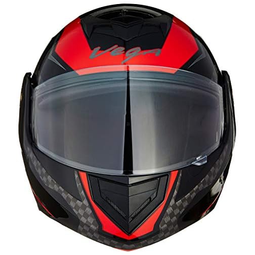 Vega Crux Dx Checks Black Red Helmet-M
