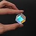 4pcs Cube Prism Optical RGB Combiner Splitter Physics Science Lab Teaching Instrument