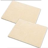 (Set/2) Sheepette Bed Pad Sensitive Skin Helps Prevent Sores - Machine Wash