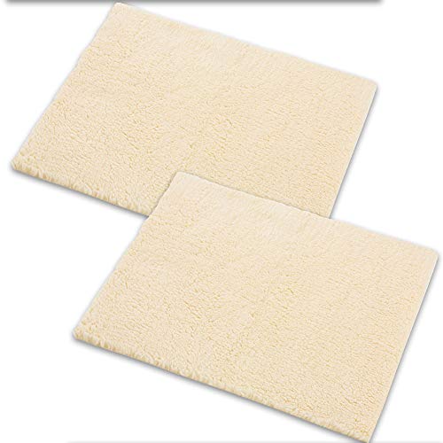 (Set/2) Sheepette Bed Pad Sensitive Skin Helps Prevent Sores - Machine Wash