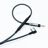 NEW NEOMUSICIA Cable for Audio Technica ATH-M50x / ATH-M40x / ATH-M70x headphone, Lightning jack Adapter cord with Mic & Remote volume for iphone 7, iphone 7plus, iPhone X, iPhone 8, iPhone 8 Plus