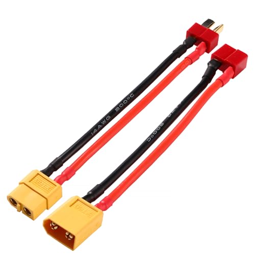 T-plug to Xt60 + Cable - 2pcs