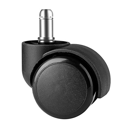 Office Chair Caster Wheels for Office Chairs ,Stool with Caster- Standard Stem Diameter: 7/16