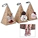 Outgeek Christmas Socks, Cute Fuzzy Socks Winter Sock for Women 3 Packs