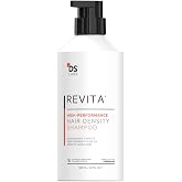 ds labs Revita Hair Density Shampoo for Thinning Hair, Color Safe, 500 mL | Powered by peptides, caffeine &amp; amino acids to support scalp wellness and healthier-looking, fuller-looking hair.