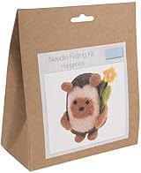 Trimits Hedgehog Needle Felting Craft Kit 8x7.5cm with Wool & Needle view 2