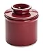 American Mug Pottery Butter Keeper/Butter Dish, Made in USA, Red