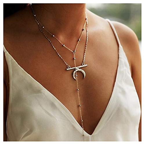 image for Kercisbeauty Unique Gift Beach Boho Multi layer Geometry Gold Circle C