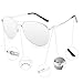 Sunglasses Aviator Color Mirrored for Men Women HDCRAFTER Polarized Sun Glasses