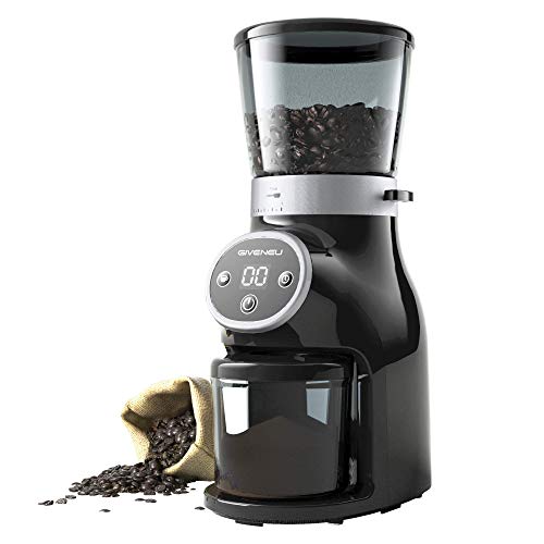 Conical Burr Coffee Grinder, GIVENEU Electric Burr Mill Coffee Bean