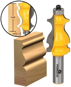 Yonico 16132 - Architectural Molding Router Bit, Cutting Height: 1-3/4", Cutting Depth: 1/4" - 1/2" Shank - Image 3