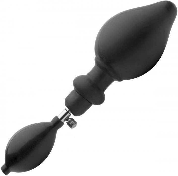 Expander Inflatable Anal Plug with Removable Pump, Black - Image 4