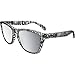 Oakley OO9013 Frogskins Square Sunglasses, Matte Clear/Chrome Iridium, 55 mm