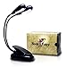 Book Fairy 12 LED Adjustable Reading Light with 4 Brightness Settings | Clip-on Flexible Book Light and Music Stand Light | Perfect Kids Reading Light