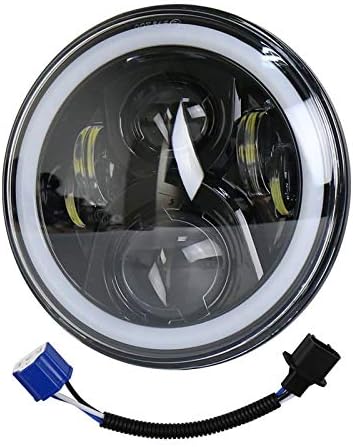 Lighting lights 7 Inch RGB Wrangler Modified LED Car Light Hot Wheels Marquee 7 Color Angel Eye Ring