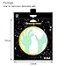 Five Zombie Hands Wall Decals Halloween Decorations Glow in the Dark, XYIYI Spooky Wall Stickers for Halloween Party Kids Home Room Décor