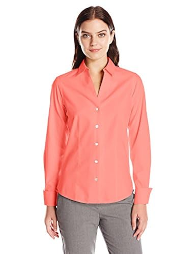Foxcroft Womens Women's Long Sleeve Lauren Essential Non Iron