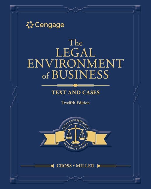 Business Law: Text and Cases: Clarkson, Kenneth, Miller, Roger