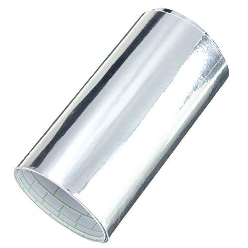 Alamor 10X152cm Car Mirror Chrome Silver Vinyl Wrap Sticker Decal Film Sheet Car Boat