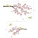 DECOWALL DW4-1303 Cherry Blossoms and Birds Kids Wall Stickers Decals Peel and Stick Removable for Nursery Bedroom Living Room Art murals Decorations