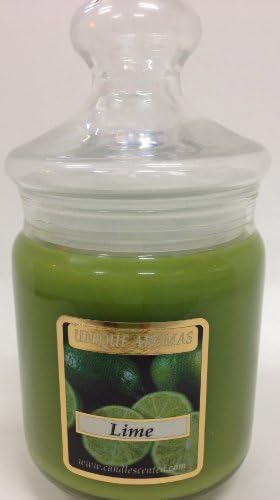 9.5 oz Apothecary Jar Candle - Lime-A refreshing aroma of freshly squeezed lime