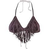 L*Space Women's Fringe Halter Top