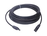 Solar Panel Cable 30 Ft - Mc4 Pv Extension- 8 AWG - 600vdc- Sunlight Resistant