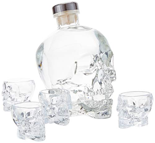 Crystal Head Vodka 40% Vol. 0,7l in Geschenkbox mit 4 Shotgläsern