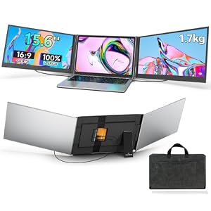 Laptomo P7 トリプルモニター 15.6インチ デュアルモニター FHD 1080P IPS ノートパソコン用 モバイルモニタ