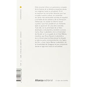 Breve historia de la literatura espanola (Spanish Edition)