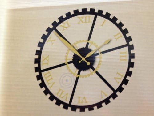 Die Cuts With A View Vinyl Clock Gears, 19-1/2-inches by 19-1/2-inches