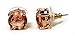 Kate Spade Earrings Light Pink Peach Rose Studs Pave Crystal