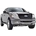EAG Replacement Upper Grille Black Front Hood Full Grill with Emblem Clip Fit for 04-08 F-150