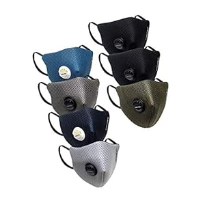 Gear OXYVENT G95 Adult Unisex Reusable & Washable 6 Layer NABL Certified Outdoor Protection Face Mask (Pack of 7…