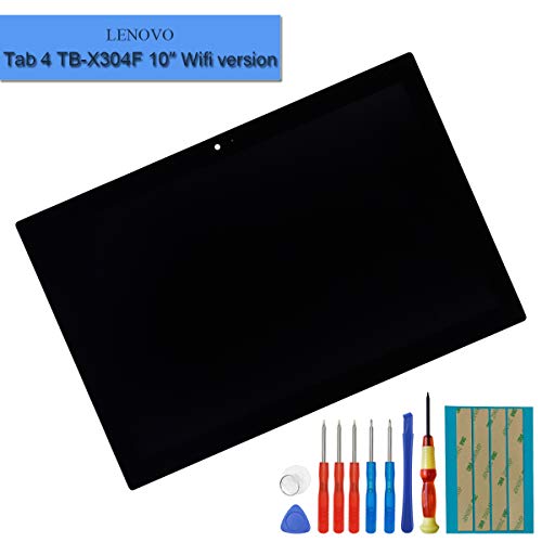 LCD Display Replacement Compatible with Lenovo Tab 4 10" WiFi X304 TB-X304L TB-X304F LCD Touch Screen Digitizer Full Assembly Black - Thumbnail 4