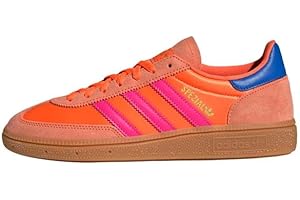 adidas Women's Sorang/Lucpnk/Gum2 Handball Spezial W Solar orangeLucid Pink/Gum 2 10.5 US