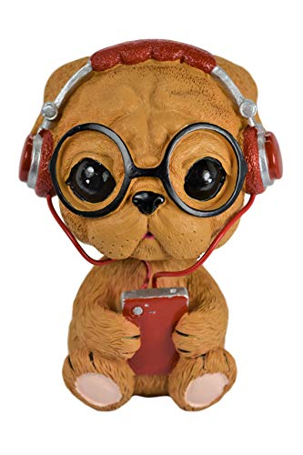 Resin Bobble Head Figure Car Dashboard Office Home Accessories Ultra Detail Doll (Dog) - Thumbnail 4