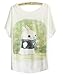 TangB Women's Miss Rabbit Print T-Shirt Tee Top