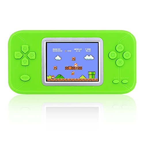 Leoie Portable Hand-held Classic Game Console Pre-loaded 246 Retro Games with Color Screen