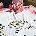 Newborn Baby Monthly Milestone Blanket – Includes Flower Ring for Marking Months – Photo Prop for Preserving Precious Memories – Track & Document Baby Growth - Pink 40” X 60” Baby Milestone Blanket