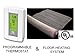 Warming Systems - 60 Sqft 120V Electric Radiant Floor Heating Mat – Includes Heating Mat, Programmable Thermostat, Thermostat Floor Sensor, Installation Monitor and Under Tile Heater