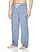 Jockey Men's Sleep Pant, Blue/White Cross Dye, Large