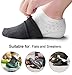 Plantar Fasciitis Height Increase Heels Sleeve, Invisible Heel Lift Pads,Gel Heel Pads Cushion Great for Heel Pain, Heal Dry Cracked Heels, Achilles Tendinitis, for Men & Women (White,1.5in)