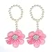 Baby Sandals,LISINGTOOL 1Pair Infant Pearl Chiffon Barefoot Flower Beach Sandals Pink