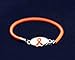 Gun Violence/Mass Shooting Awareness Orange Ribbon Stretch Bracelet in a Bag. March for Our Lives Bracelet (1 Bracelet)