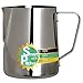 SMART PITCHER Espresso Coffee Milk Frothing Pitcher With Built-In Thermometer, Stainless Steel (32 oz)