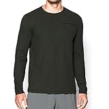 Under Armour Men's Charged Cotton Long Sleeve T-Shirt, Artillery Green (357), X-Large